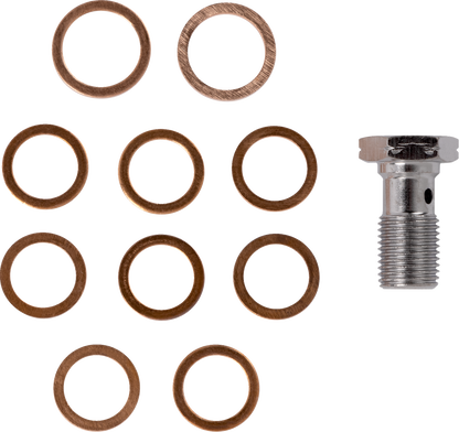 LA CHOPPERS Brake Line - Black LA-8059B16B