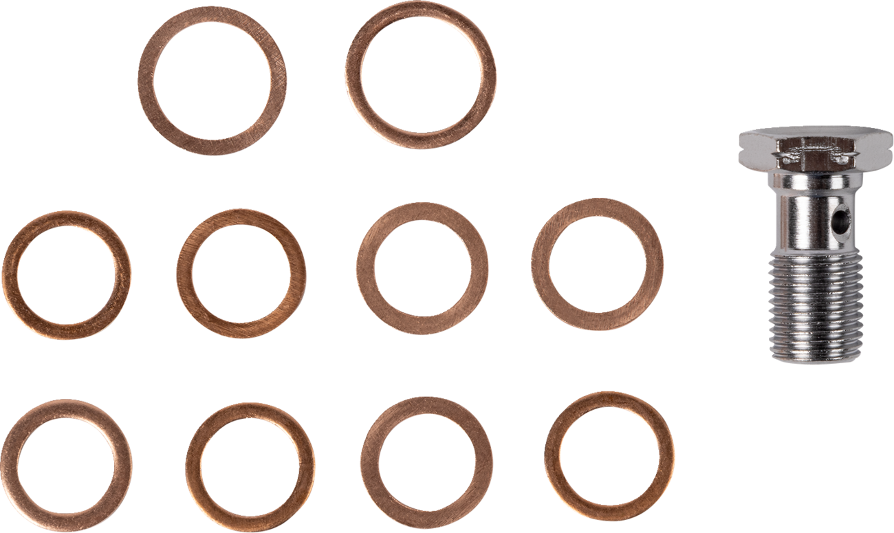 LA CHOPPERS Brake Line - Chrome LA-8059B16