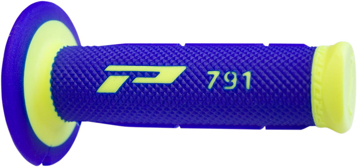 PRO GRIP Triple Density 791 Grips - Fluorescent Yellow/Blue PA079100GIBL
