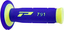 PRO GRIP Triple Density 791 Grips - Fluorescent Yellow/Blue PA079100GIBL
