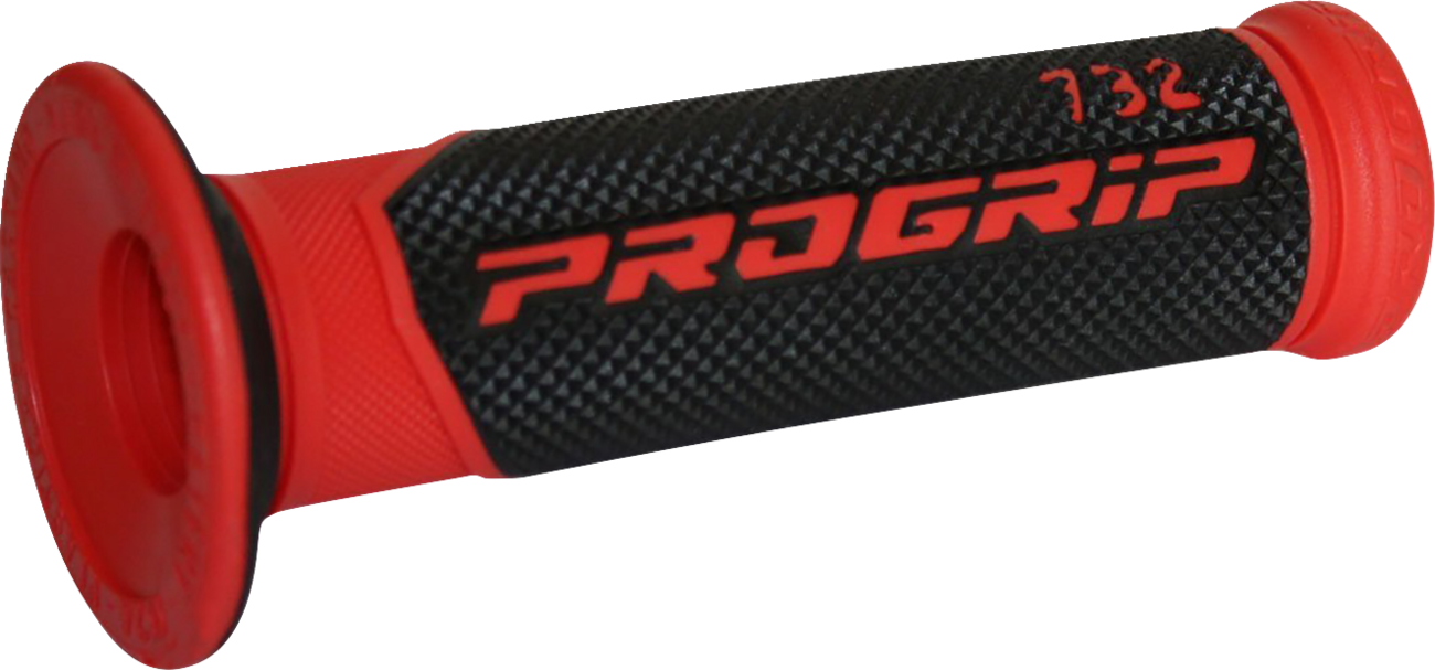 PRO GRIP 732 Grips - Open Ends - Black/Red PA0732OERO02