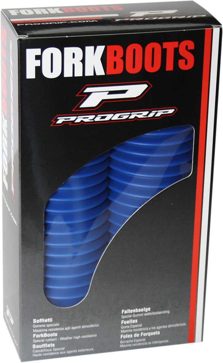 PRO GRIP Fork Boots - 34/37 mm - Blue PA250037GOBL