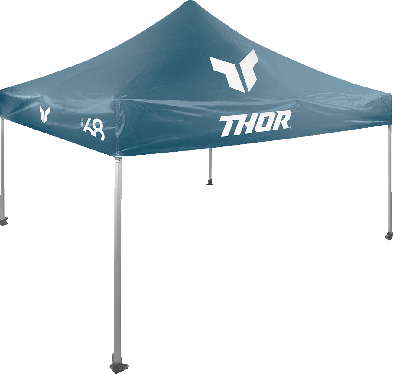 THOR Collapsible Canopy Top - 10' x 10' - Steel/White 4030-0076