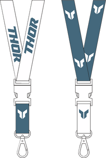 THOR Lanyard - Steel/White 9501-0309