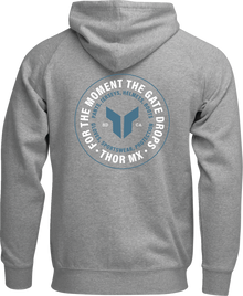 THOR Badge Zip-Up Hoodie - Heather Gray - XL 3050-7026