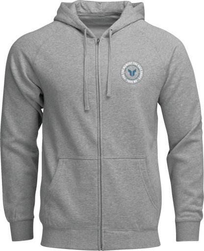 THOR Badge Zip-Up Hoodie - Heather Gray - 3XL 3050-7028