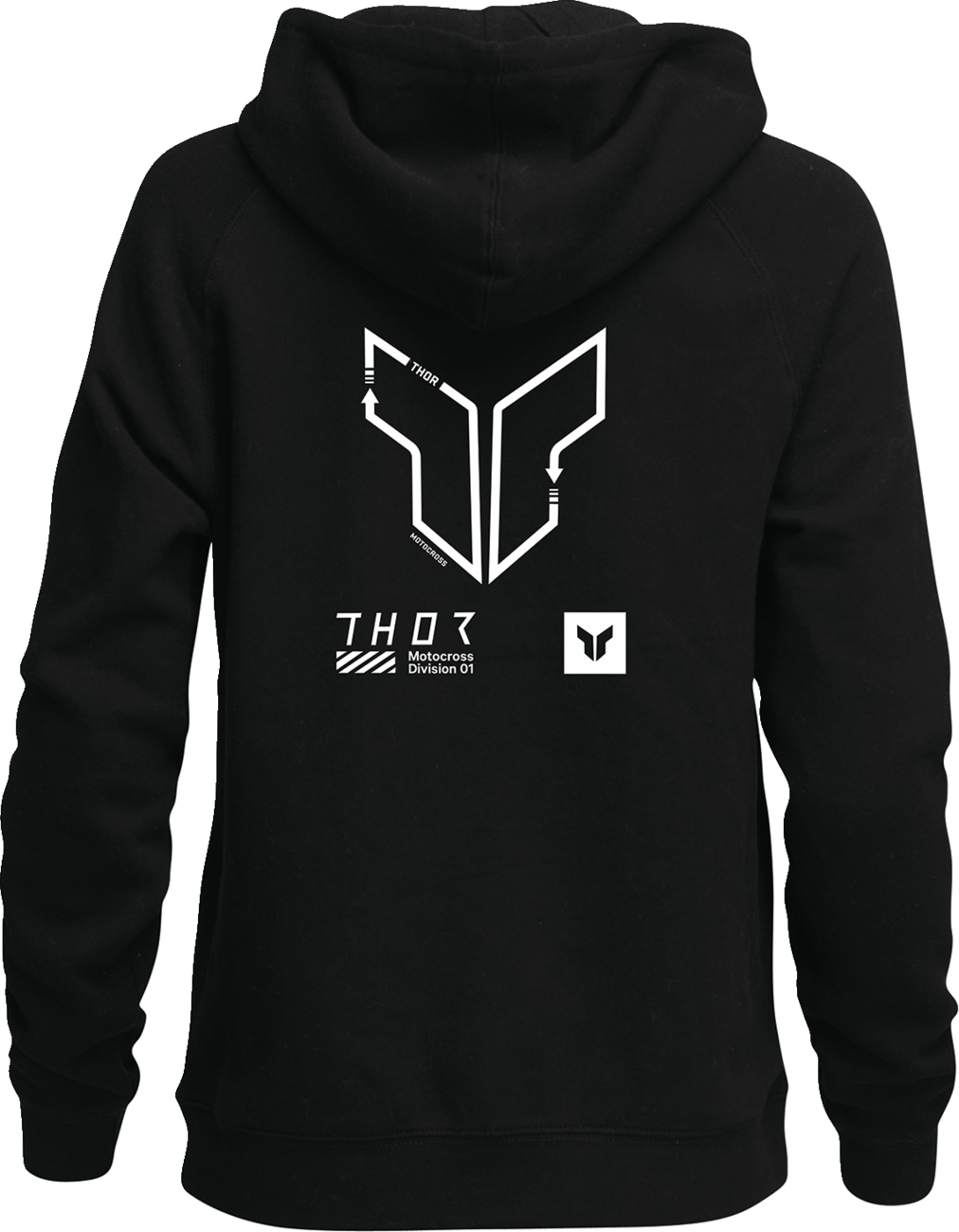 THOR Women's Trax Pullover Hoodie - Black - XL 3051-1238