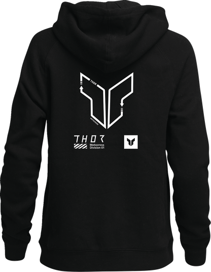 THOR Women's Trax Pullover Hoodie - Black - XL 3051-1238
