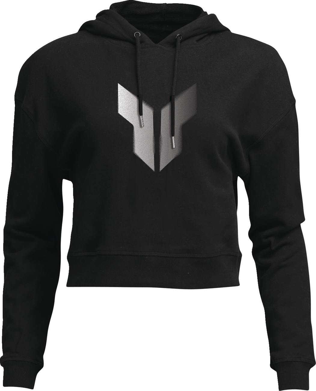 THOR Women's Noise Pullover Crop Hoodie - Black - Small 3051-1245