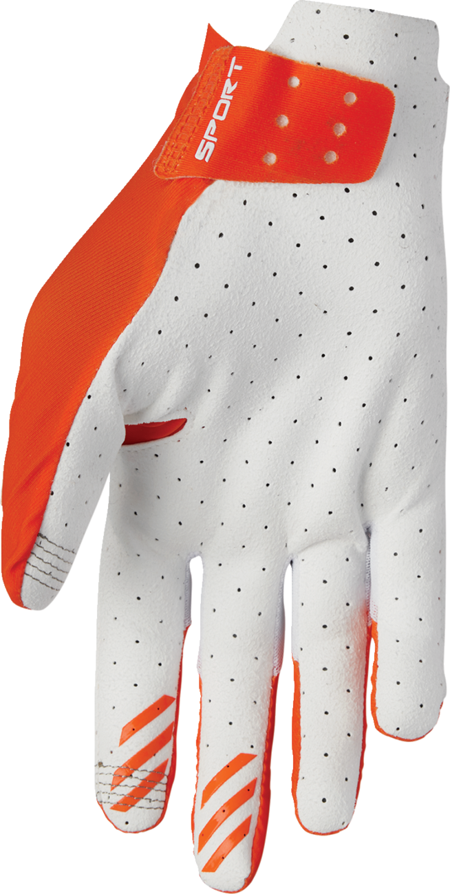 THOR Sportmode Vented Gloves - Iconic Orange - Small 3330-8122