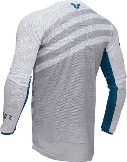 THOR Launchmode Air Raid Jersey - White/Gray - 3XL 2910-8255