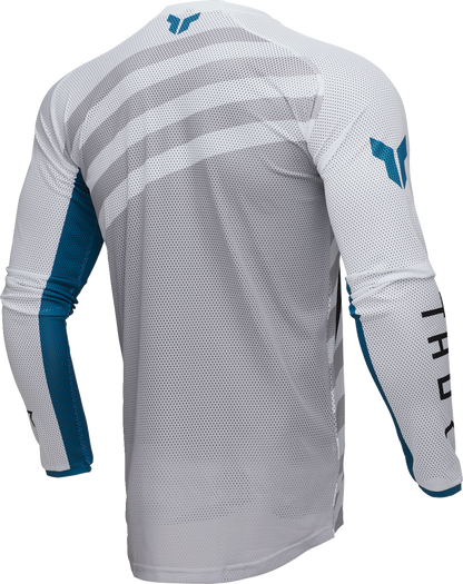 THOR Launchmode Air Raid Jersey - White/Gray - 3XL 2910-8255