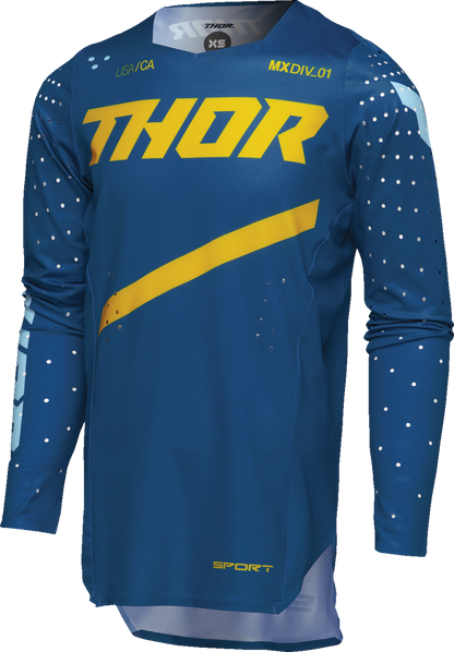 THOR Youth Sportmode Brave Jersey - Blue - Medium 2912-2536