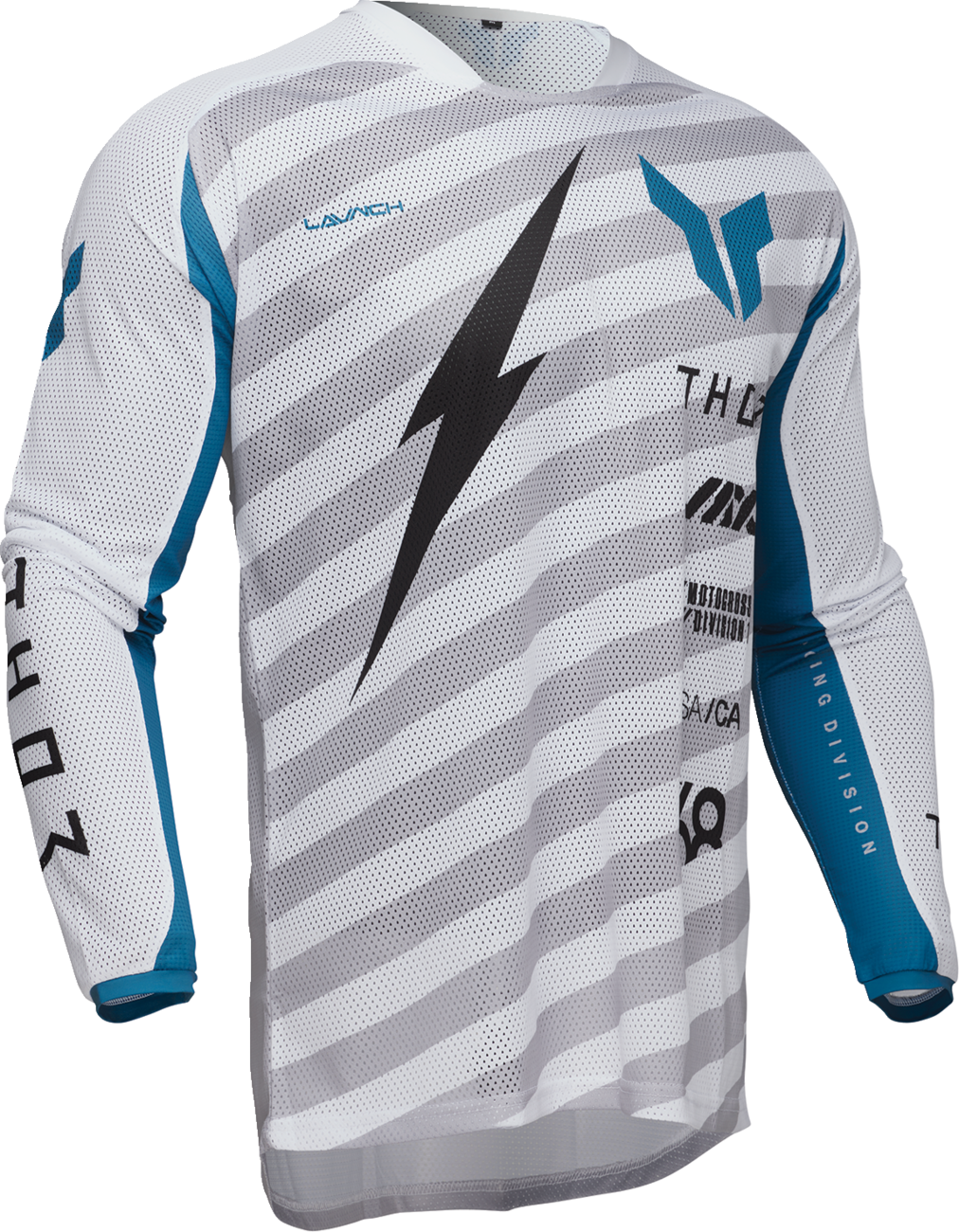 THOR Launchmode Air Raid Jersey - White/Gray - 3XL 2910-8255