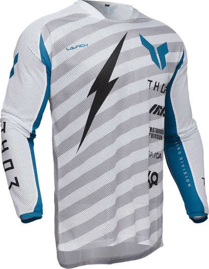 THOR Launchmode Air Raid Jersey - White/Gray - 3XL 2910-8255