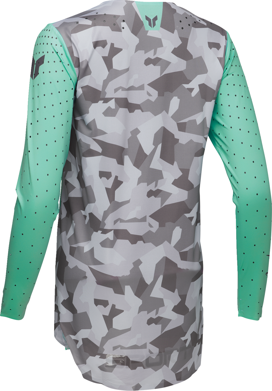 THOR Women's Sportmode Shadow Jersey - Teal - Large 2911-0323