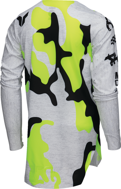 THOR Youth Sportmode Riot Jersey - White/Acid - Large 2912-2540