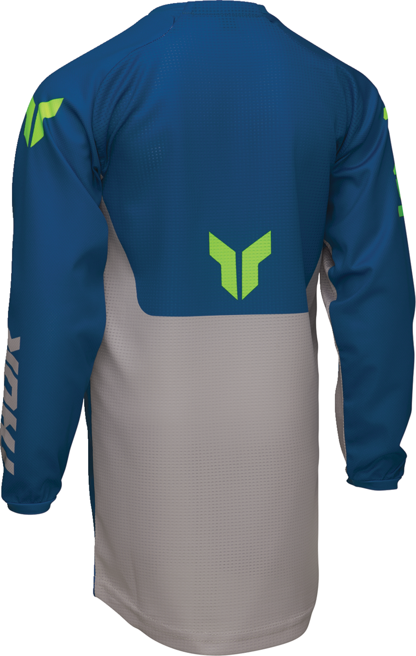THOR Youth Launchmode Forge Jersey - Blue - Large 2912-2552