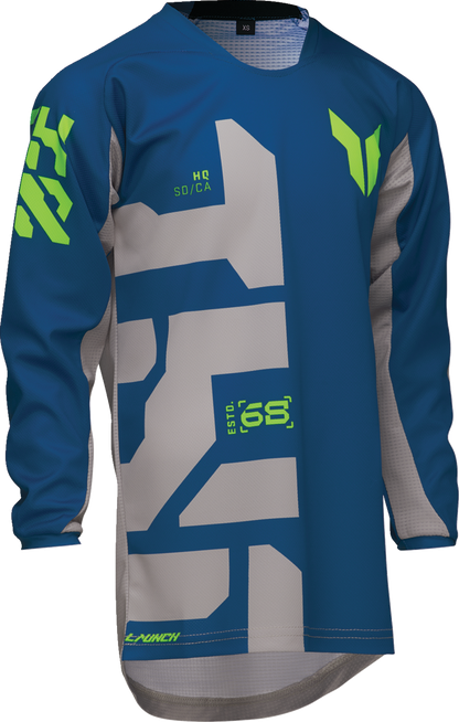 THOR Youth Launchmode Forge Jersey - Blue - Large 2912-2552