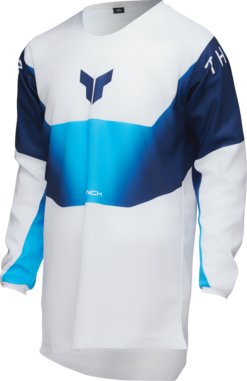 THOR Youth Launchmode Storm Jersey - White - Large 2912-2570