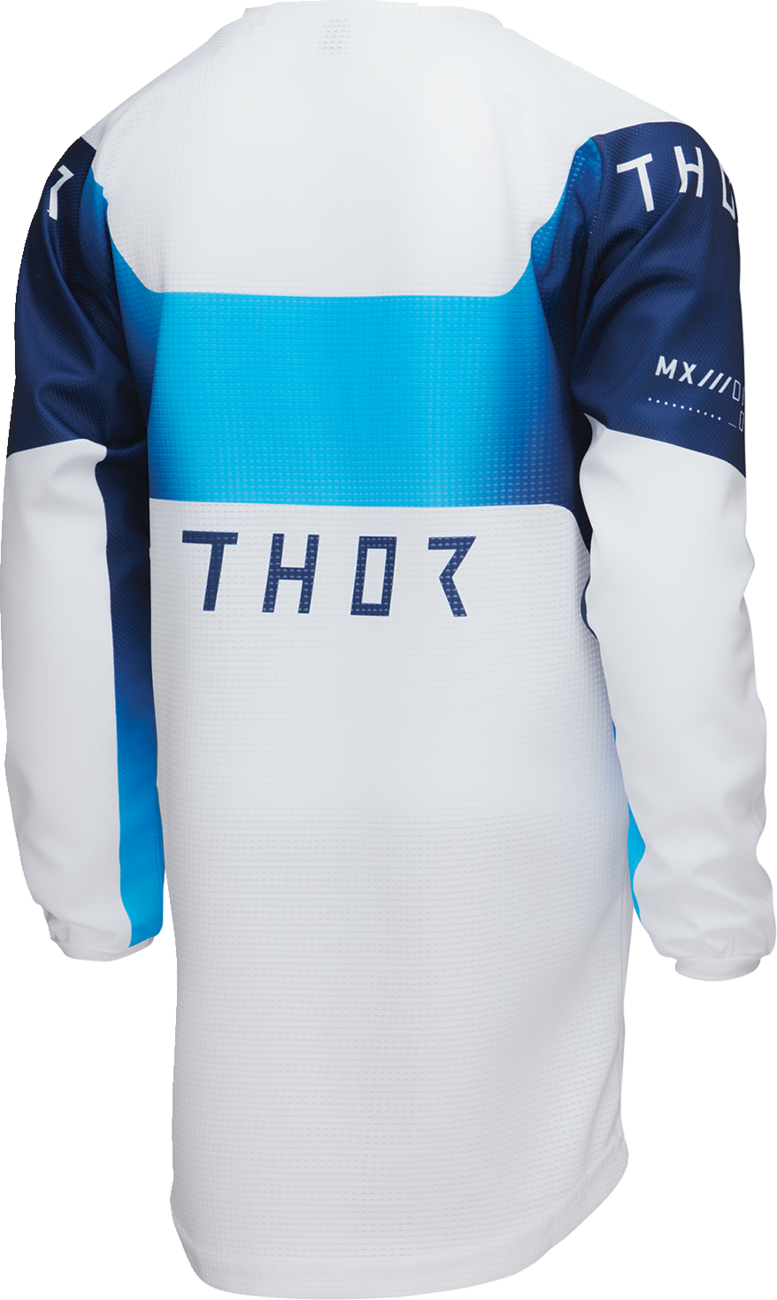 THOR Youth Launchmode Storm Jersey - White - Large 2912-2570