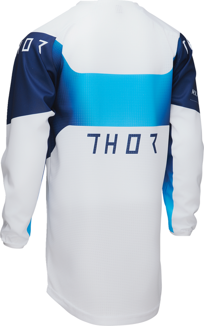 THOR Youth Launchmode Storm Jersey - White - Large 2912-2570