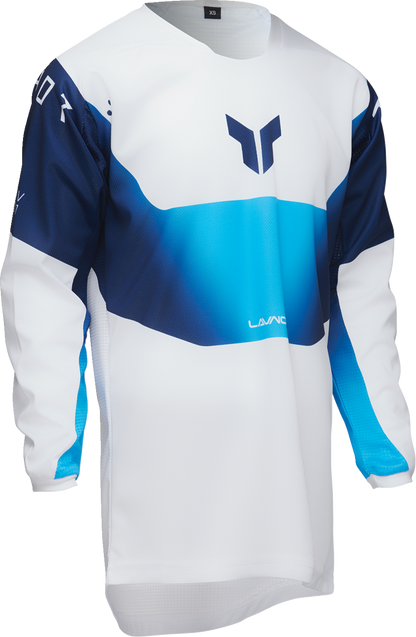 THOR Youth Launchmode Storm Jersey - White - XL 2912-2571