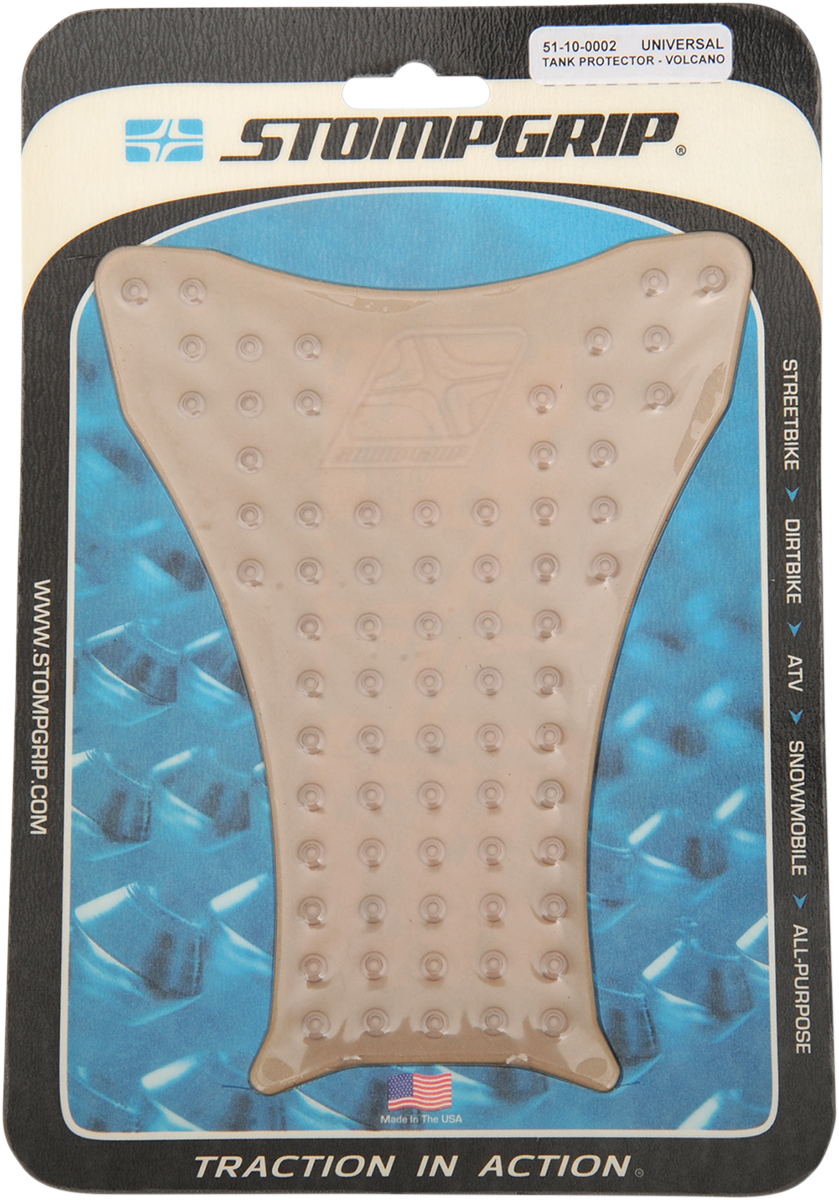 STOMPGRIP Tank Protector - Center - Volcano - Clear - Universal 51-01-1001C