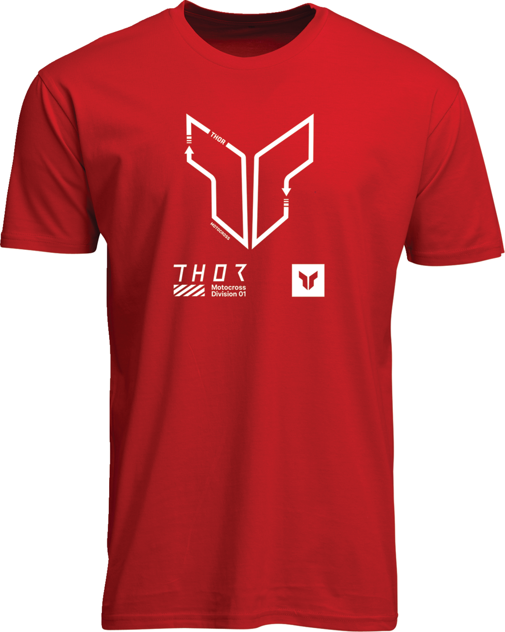 THOR Trax T-Shirt - Red - 2XL 3030-24563