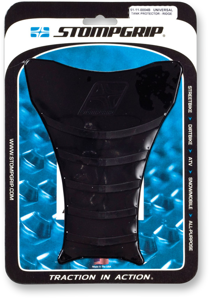 STOMPGRIP Tank Protector - Center - Ridge - Black - Universal 51-01-2010B