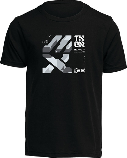 THOR Youth Forge T-Shirt - Black - Medium 3032-3854