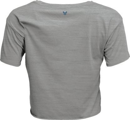 THOR Women's Corp Crop T-Shirt - Heather Gray - Large 3031-4310