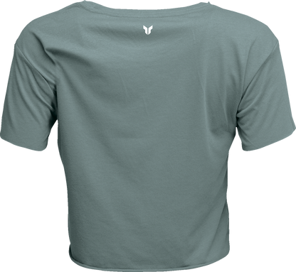 THOR Women's Corp Crop T-Shirt - Mineral - XL 3031-4315