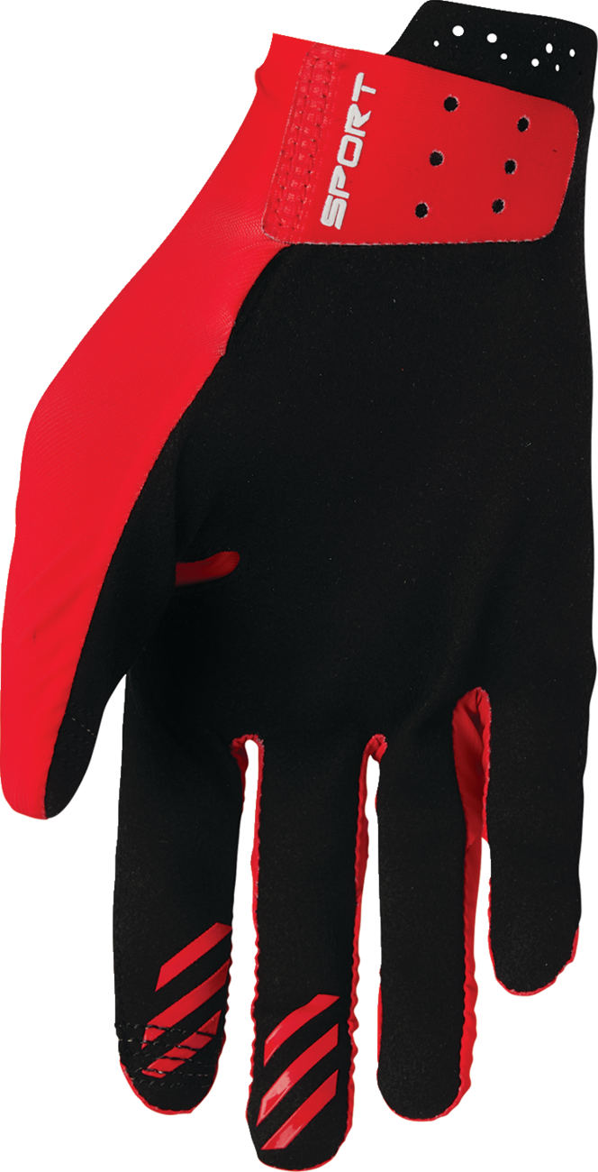 THOR Sportmode Iconic Gloves - Red - 2XL 3330-8017