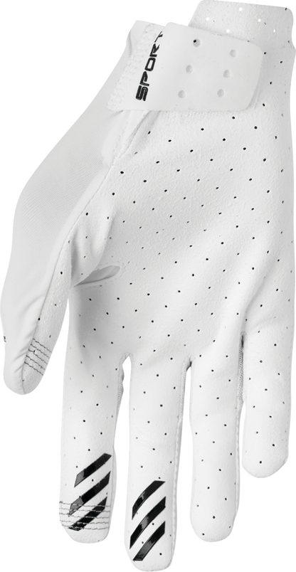 THOR Sportmode Vented Gloves - Iconic White - Large 3330-8130