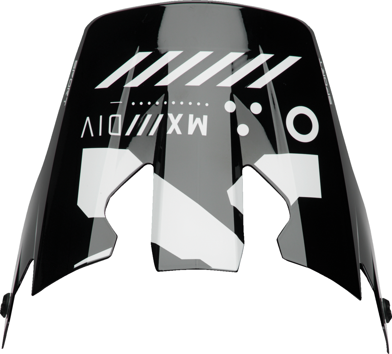THOR Reflex Sport Visor - Strike - Black/Red 0132-1833