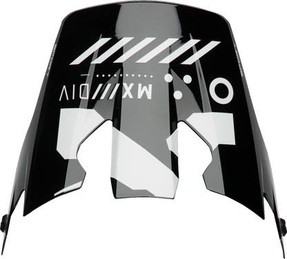 THOR Reflex Sport Visor - Strike - Black/Red 0132-1833