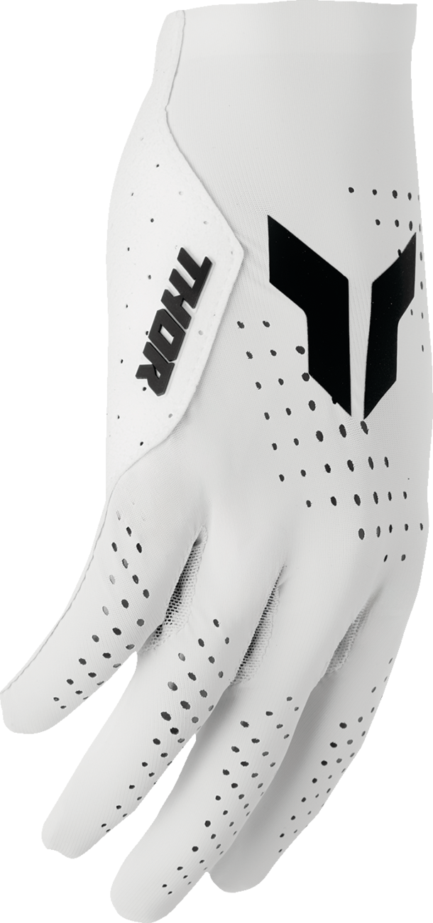 THOR Sportmode Vented Gloves - Iconic White - Large 3330-8130