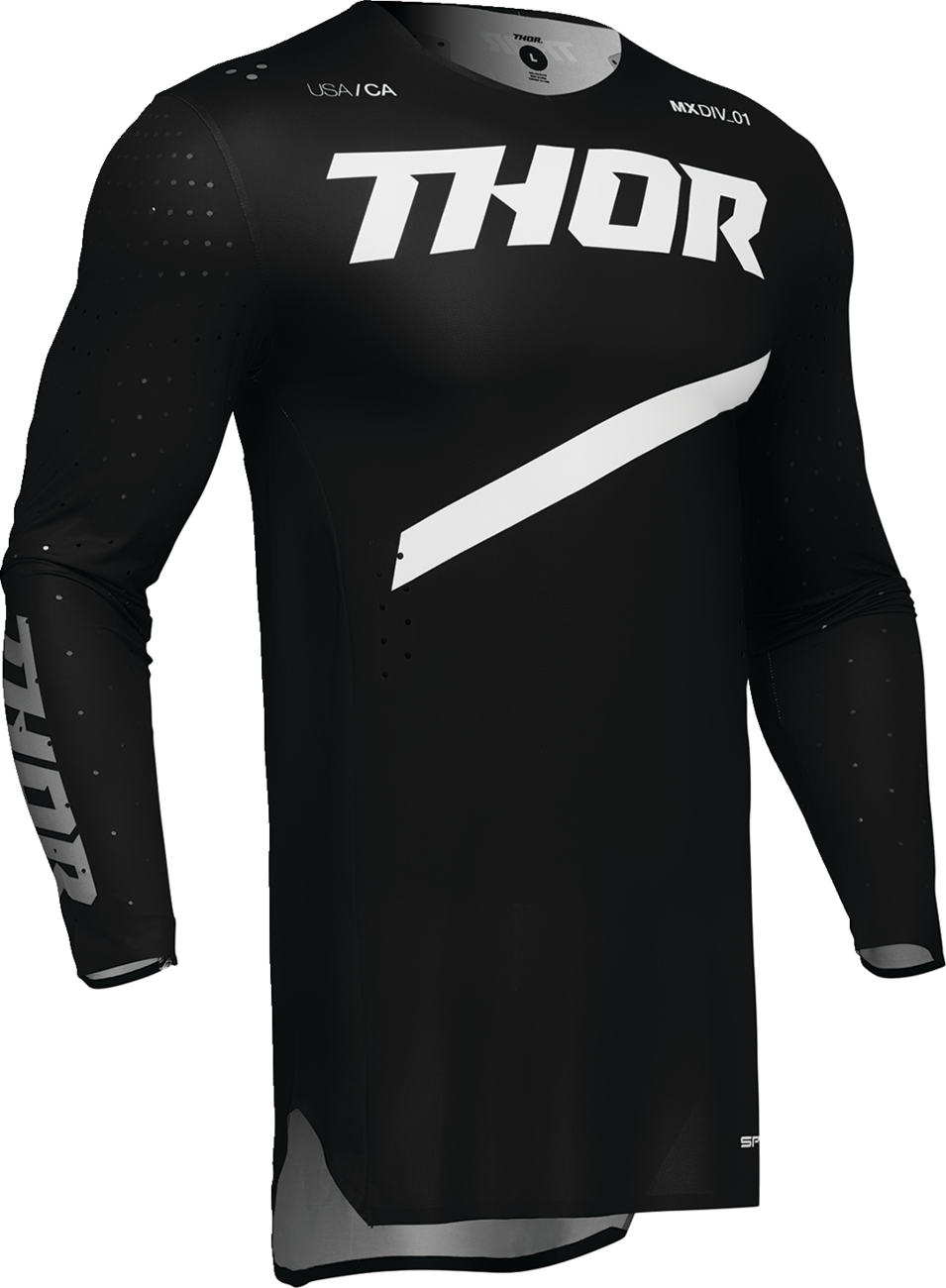 THOR Sportmode Brave Jersey - Black - Large 2910-8090