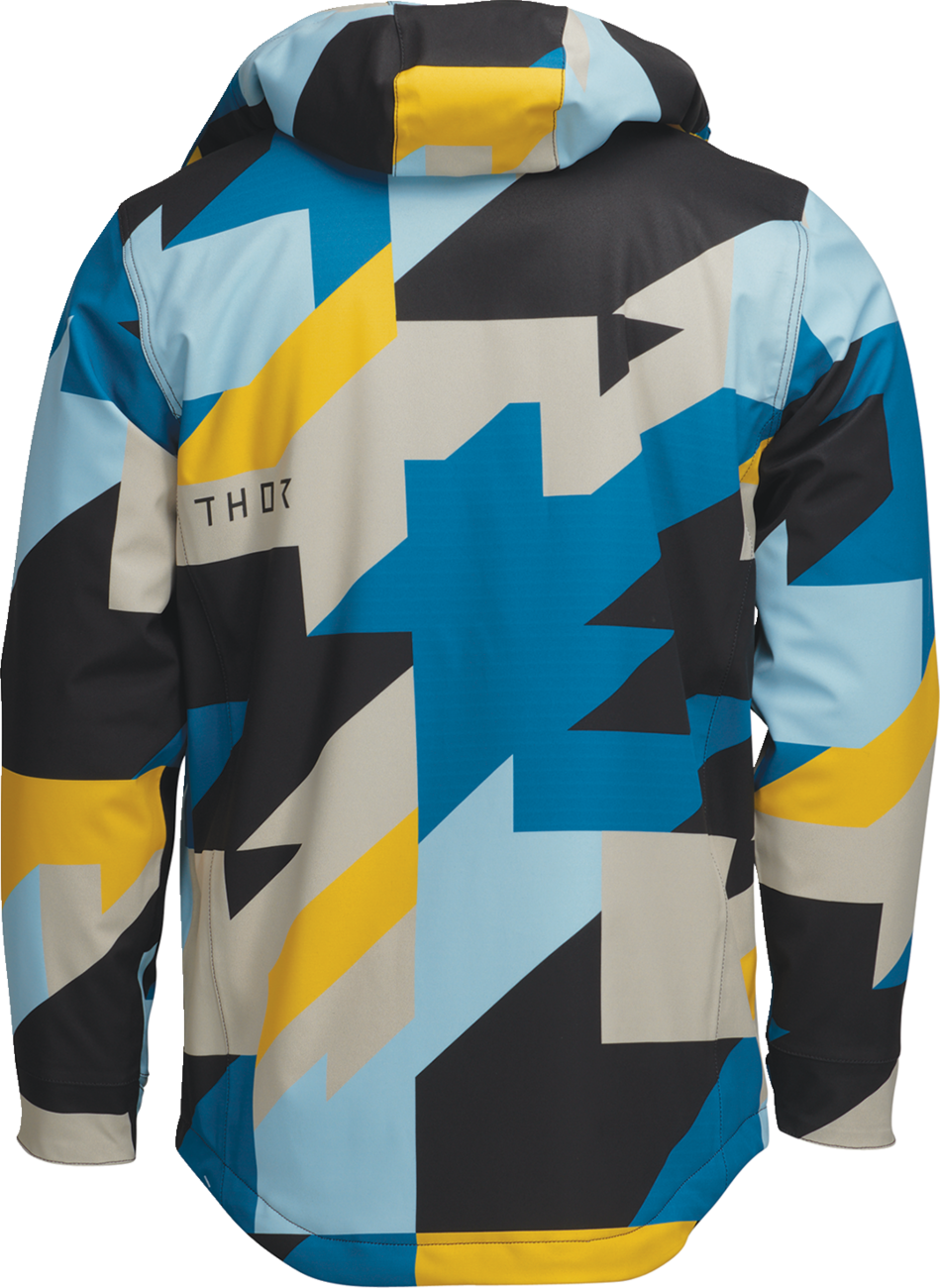 THOR Brave Tour Jacket - Blue/Yellow - Medium 2920-0818