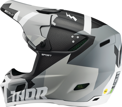 THOR Reflex Sport Helmet - Carbon Brave - MIPS® - Gray/White - 2XL 0110-8762