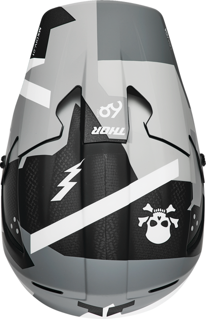 THOR Reflex Sport Helmet - Carbon Brave - MIPS® - Gray/White - 2XL 0110-8762
