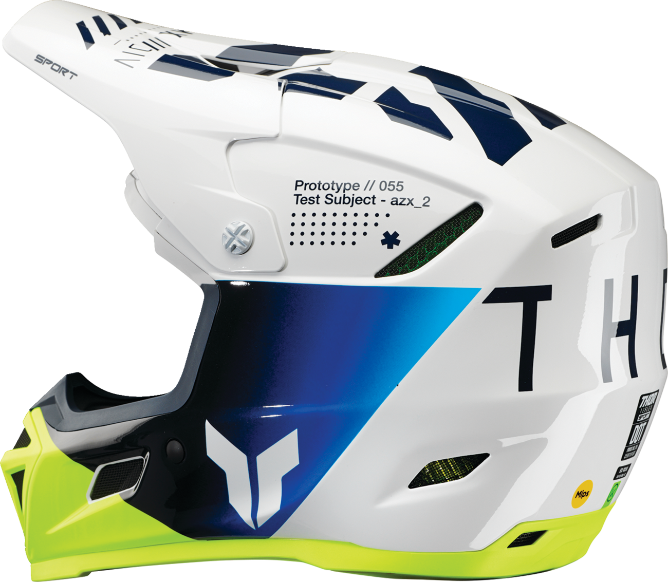 THOR Reflex Sport Helmet - Strike - MIPS® - Navy/Acid - 2XL 0110-8792