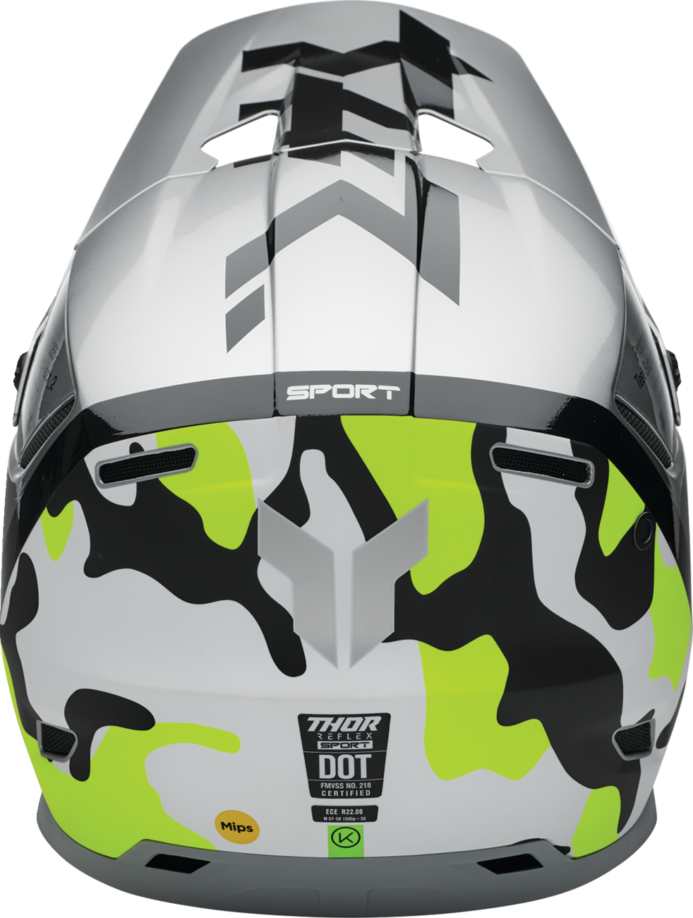 THOR Reflex Sport Helmet - Riot - MIPS® - Gray/Acid - 2XL 0110-8774