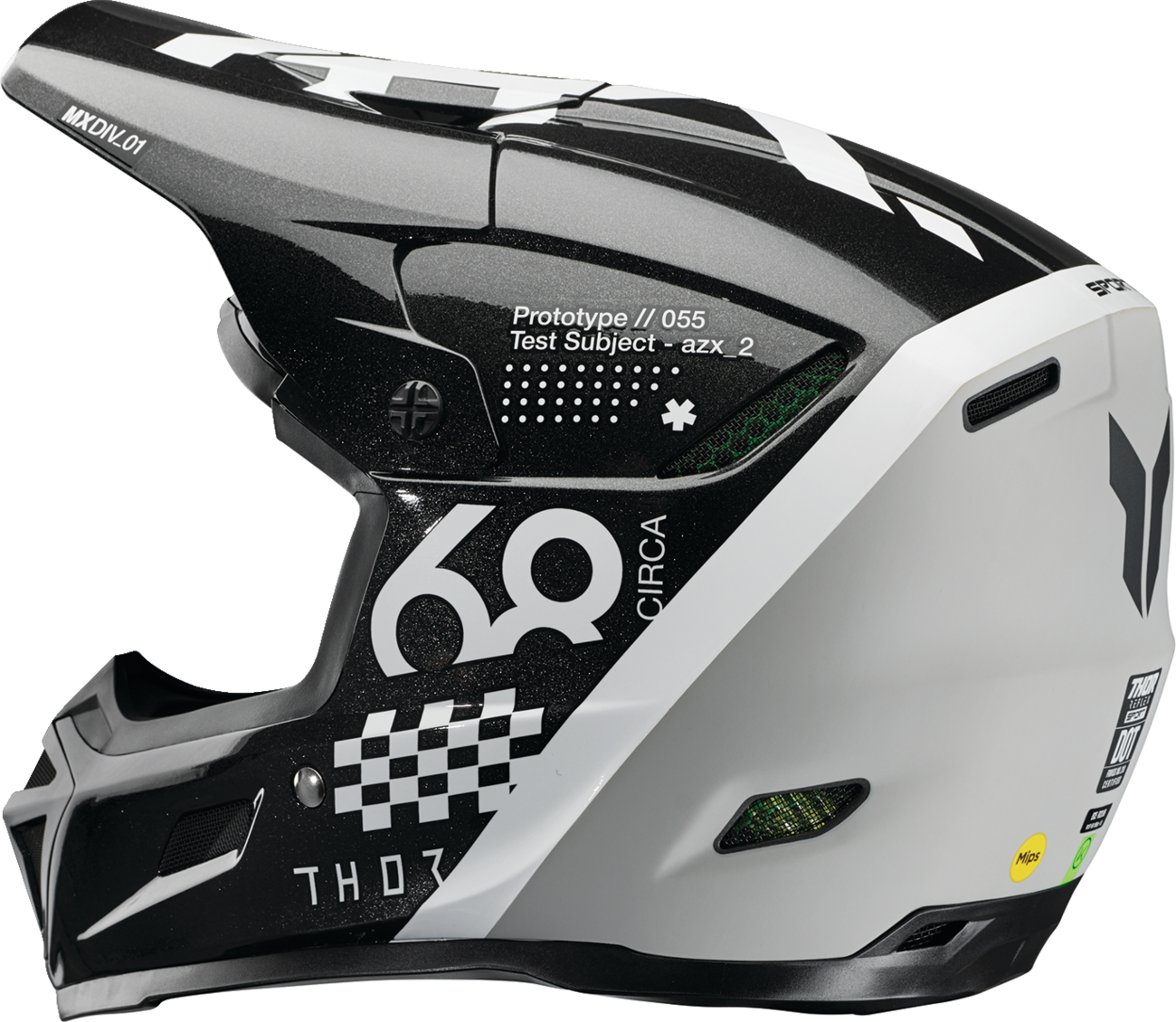 THOR Reflex Sport Helmet - Riot - MIPS® - Black/White - Large 0110-8778