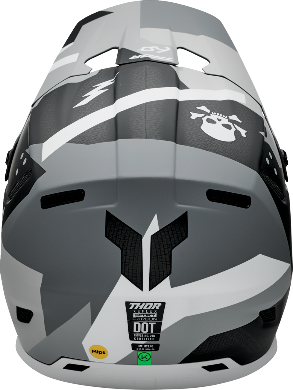 THOR Reflex Sport Helmet - Carbon Brave - MIPS® - Gray/White - Small 0110-8758