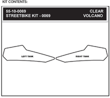 STOMPGRIP Tank Grips - Volcano - Clear - Ducati - Hypermotard/Hyperstrada '13-'18 55-10-0069C