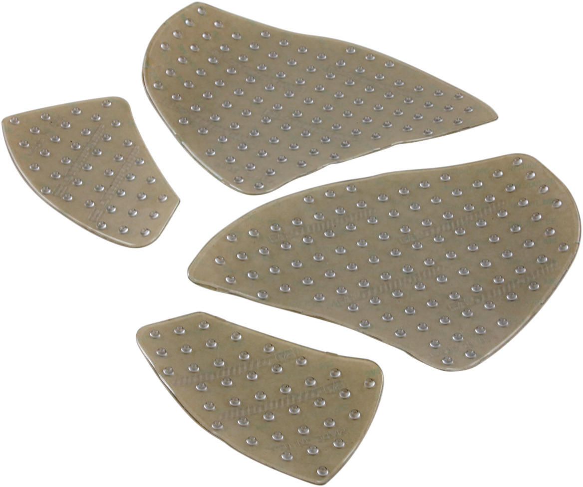 STOMPGRIP Tank Grips - Volcano - Clear - Ducati - Panigale/Streetfighter '18-'22 55-10-0148C