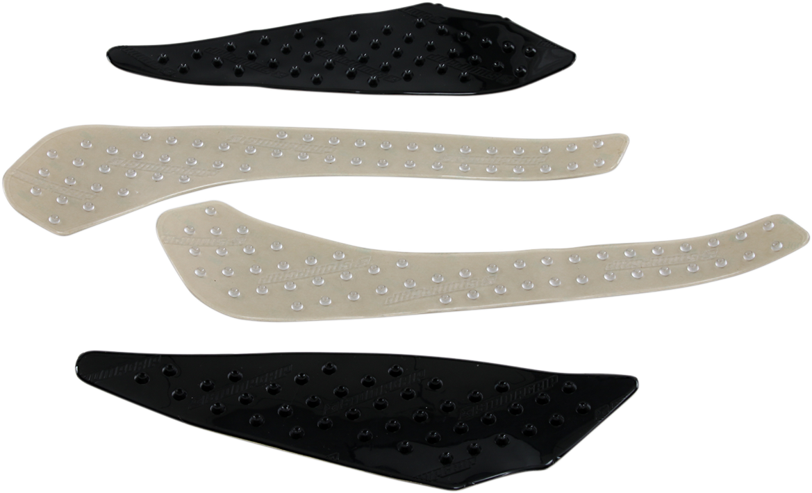 STOMPGRIP Tank Grips - Volcano - Black/Clear - Suzuki - GS '18-'23 55-10-0151H