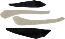 STOMPGRIP Tank Grips - Volcano - Black/Clear - Suzuki - GS '18-'23 55-10-0151H